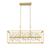 Lampa wisząca SPRING złota rama Zuma Line P0578-06C-V7V7