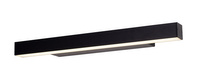 MAXLIGHT W0264 KINKIET LINEAR IP44 BLACK, 18W 4000K ŚCIEMNIALNY