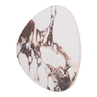 Ozdobny kinkiet z kamienia naturalnego MARBLES 10W BIAŁY MAXLIGHT W0390