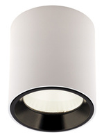 MAXLIGHT C0155 LAMPA SUFITOWA TUB OKRĄGŁY BIAŁY+ PIERŚCIEŃ OZDOBNY BIAŁY RC0155/C0156 WHITE