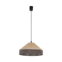 Lampa wisząca ELISS BLACK JUTA 1xE27 Tk Lighting 10874