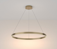 Lampa wisząca RIM LED pojedyncza 80cm mosiądz Maytoni MOD058PL-L42BS3K