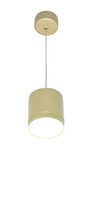 Złota matowa lampa wisząca tuba 8,2cm na żarówkę GX53 Polar P088PL-GX53-MG Maytoni