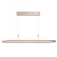 Duża owalna lampa wisząca w kolorze beżowym LAYLA 150 3000K DIMM BEIGE AZZARDO AZ6759