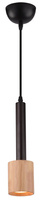 TANTAL LAMPA WISZĄCA 7,5CM 1X50W GU10 CIEMNA KAWA + DREWNO Candellux 31-58782