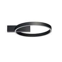 Lampa sufitowa czarny okręg 40cm ARTE TOP 15W+15W CCT BK AZZARDO AZ7010