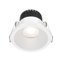 Oczko białe podtynkowe o średnicy 6cm IP65 LED 4000K Zoom DL034-01-06W4K-D-W Maytoni