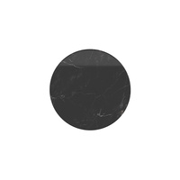 Okrągła lampa ścienna (kinkiet) 15cm z marmuru podświetlająca ściane Basic Texture LED Maytoni MOD461WL-L5BK