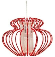 IMPERIA LAMPA WISZĄCA 1X60W E27 450X330 MAŁA CZERWONA PROMOCJA Candellux 31-36608