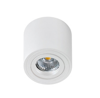 Okrągła biała tuba sufitowa 8cm 1xGU10 MINI BROSS WH AZZARDO AZ1711