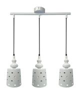 HAMP LAMPA WISZĄCA 3X60W E27 BIAŁY Candellux 33-51943