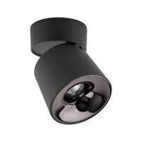 Czarna oprawa natynkowa ruchoma tuba wybór barwy światła KYOTO BLACK CCT 18W Tk Lighting 18156
