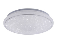 Lampa sufitowa plafon JUPI LED RGBW Leuchten Direkt 14743-16 sterowany pilotem kolory funkcja smart