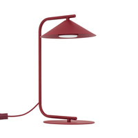 Lampka nocna metalowa w kolorze burgund 1XGX53 LUME BURGUND Tk Lighting 16215