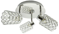 YORK LAMPA SUFITOWA PLAFON 3X40W G9 CHROM Candellux 98-00125