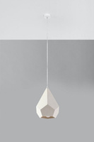 Lampa wisząca PAVLUS ceramiczna biała Sollux Lighting SL.0844