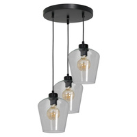 Lampa wisząca SANTIAGO CLEAR 3xE27 Milagro MLP6611