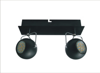 LISTWA TONY 2X3W LED GU10 CZARNY MATOWY Candellux 92-25012-Z