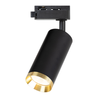 Oprawa Mica do systemu Track Czarny + Złoty 1xGU10 Milagro ML2092