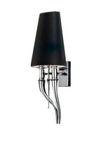 Kinkiet DIABLO AZzardo AB8074-1S black AZ1343 - żarówki LED gratis