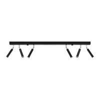Plafon EYETECH 6 czarny Sollux SL.0901