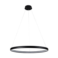 Lampa wisząca czarna 80cm CARLO LED Zuma Line PL210503-800-BK
