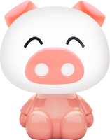 Lampka biurkowa PIG ŚWINKA LED ładowana USB Zuma Line KDR-603B-PK