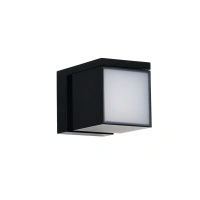 Kinkiet kostka czarna zewnętrzna CUBIC IP54 18W 4000K BK AZZARDO AZ6688