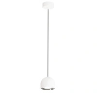 Biała lampa wisząca Saila o średnicy 10cm LED 3000K  PL0115-WH Yaskr
