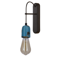 VIDER LAMPA KINKIET CZARNY 1X40W E27  Candellux 21-10520