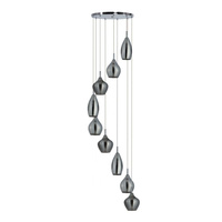 Lampa wisząca AMBER MILANO 9 CHROM AZzardo AZ3673