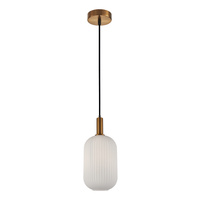 Lampa wisząca Della 1xE27 Italux PND-31982-1A-GD