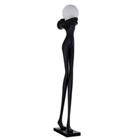 Lampa podłogowa przypominająca człowieka 1xE27 HESTIA BK Azzardo AZ6787