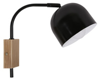 RUPI LAMPA KINKIET 1X40W E27 CZARNY Candellux 21-76687