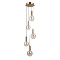 Lampa wisząca Strela LED Italux PND-34378-5S-HBR