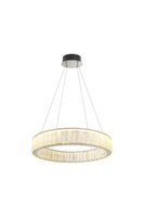 Lampa wisząca szklany okrąg 59,5cm LED 3000K Maxlight P0695 Savoy 30W