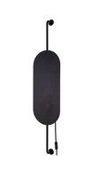 Kinkiet WHEEL LUX black Nowodvorski 8428