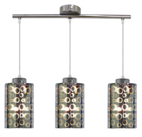 NOCTURNO LAMPA WISZĄCA 3X40W E27 CHROM Candellux 33-57709