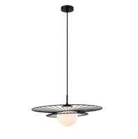 Lampa wisząca ALISON czarna Italux MDM-4001/1 BK