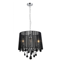 Lampa wisząca CORNELIA BLACK Italux MDM-2572/3 BK