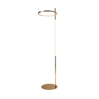 MAXLIGHT F0050 LAMPA PODŁOGOWA LOZANNA 27W ZŁOTA