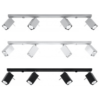Lampa sufitowa, oprawa poczwórna MERIDA 4L Sollux Lighting SL.0459 SL.0461 SL.0463 - kolor do wyboru