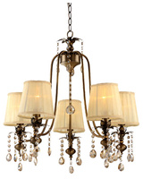ADONIS LAMPA WISZĄCA 5X40W E14 PATYNA Candellux 35-13866