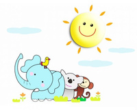 Kinkiet, Lampka dziecięca SUNNY 0,6W LED Milagro ML143