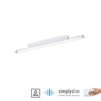 Kinkiet lampa nad lustro do łazienki chrom 60cm TIMON IP44 Paul Neuhaus 9107-17 ze ściemniaczem