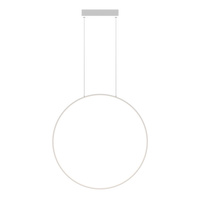 Lampa wisząca okrąg 60cm Mirror S biała IP44 LED CCT Light Prestige LP-999/1P S WH CCT