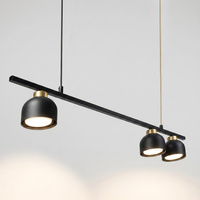 Lampa wisząca trzy metalowe reflektory na listwie KAI 3xGX53 Milagro MLP2862