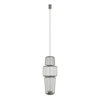 Lampa wisząca druciana w kolorze jedwabistego grafitu 1xGX53 NOME B Nowodvorski 12251