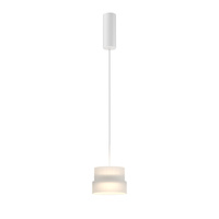 Lampa wisząca pojedyńcza z białym szklanym kloszem SCALA LED 3000K Maytoni MOD496PL-L12WK