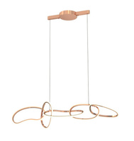 Lampa wisząca złota CHOLET LED Zuma Line MD7361-5A-EGT